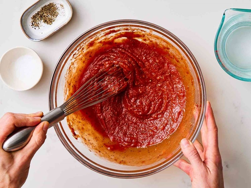طرز تهیه سس پیتزا خانگی خوشمزه و رستورانی