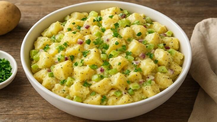 طرز تهیه سالاد سیب زمینی